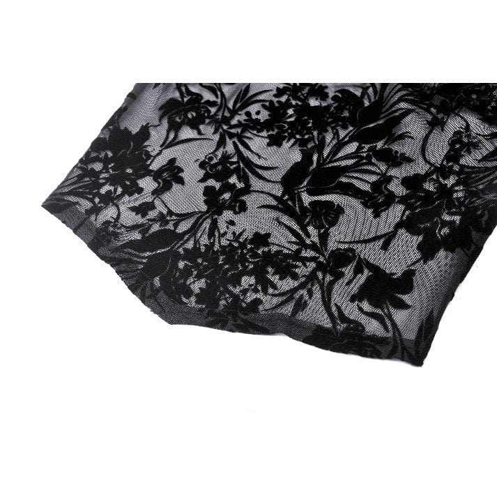 Women's Gothic Layered Ruffled Lace Shirt