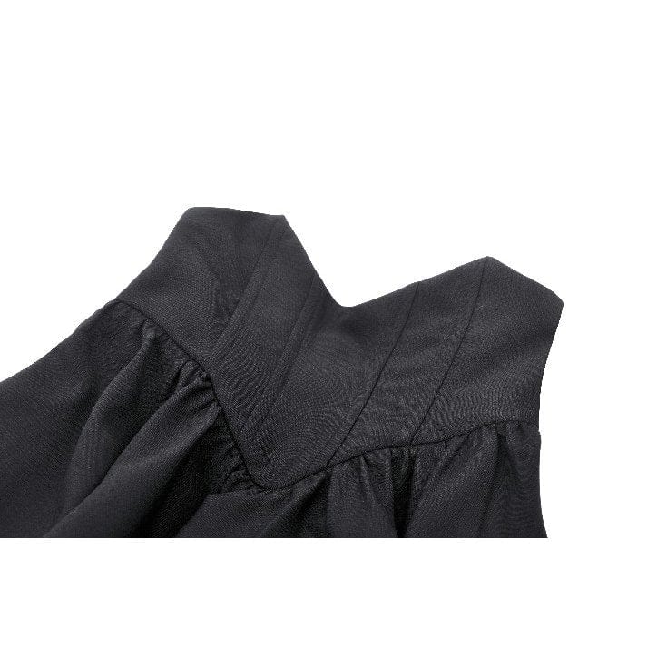Women's Gothic Lolita Batwing High-waisted Short Skirt