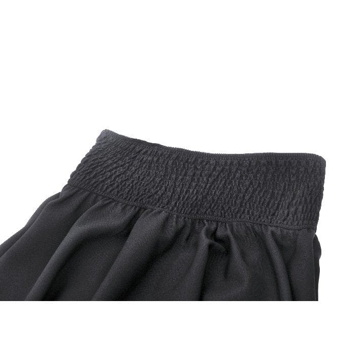 Women's Gothic Lolita Batwing High-waisted Short Skirt