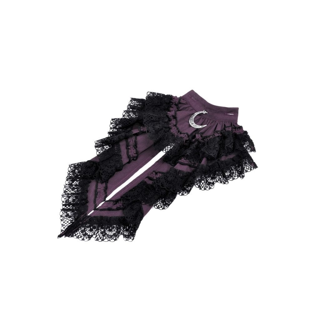 Women's Gothic Puff Sleeved Frilly Collar Shirt