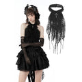 Women's Gothic Spider Web Lace Neckwear
