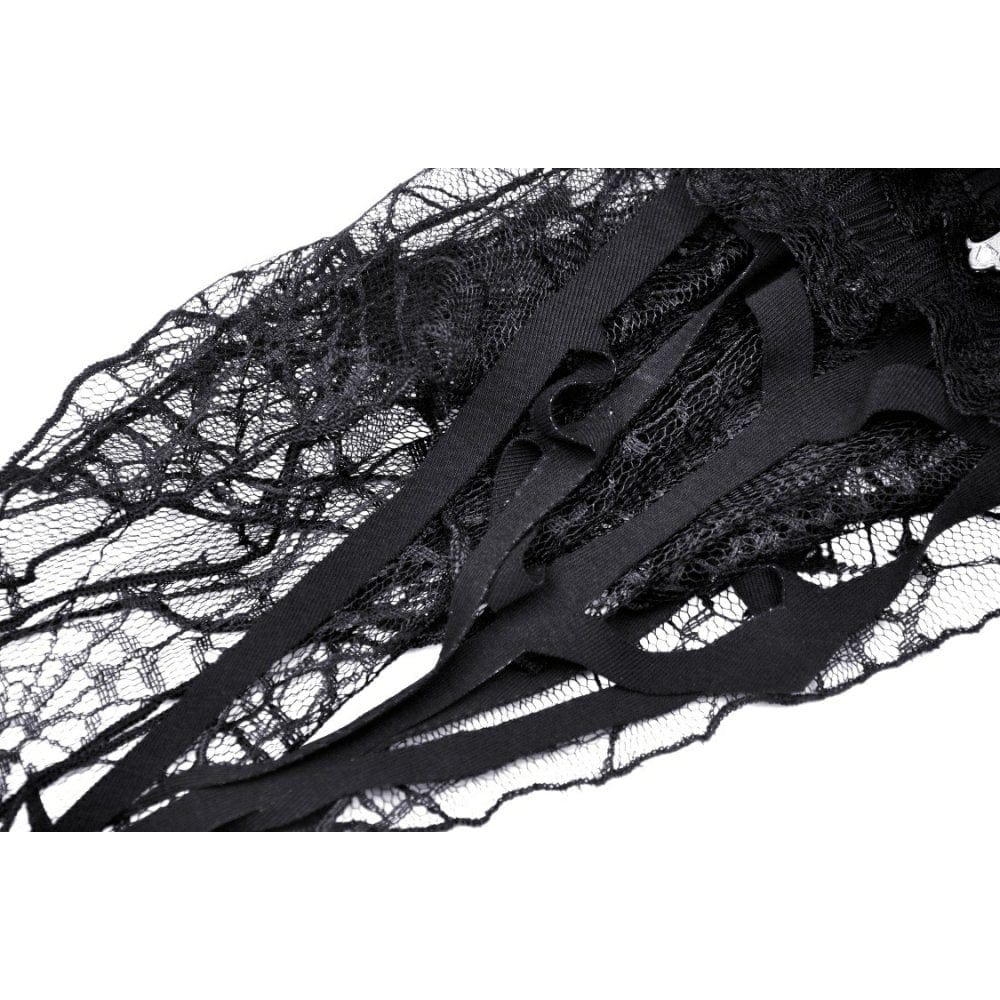 Women's Gothic Spider Web Lace Neckwear