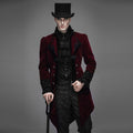 Men's Ruffled Sleeve Vintage Tailcoat