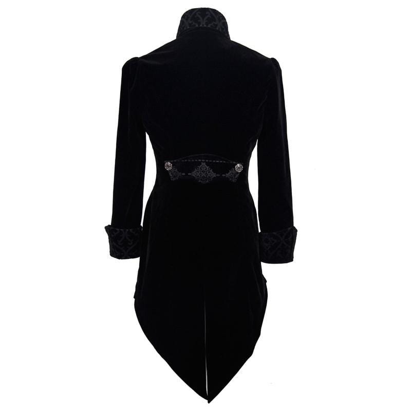 Men's Ruffled Sleeve Vintage Tailcoat