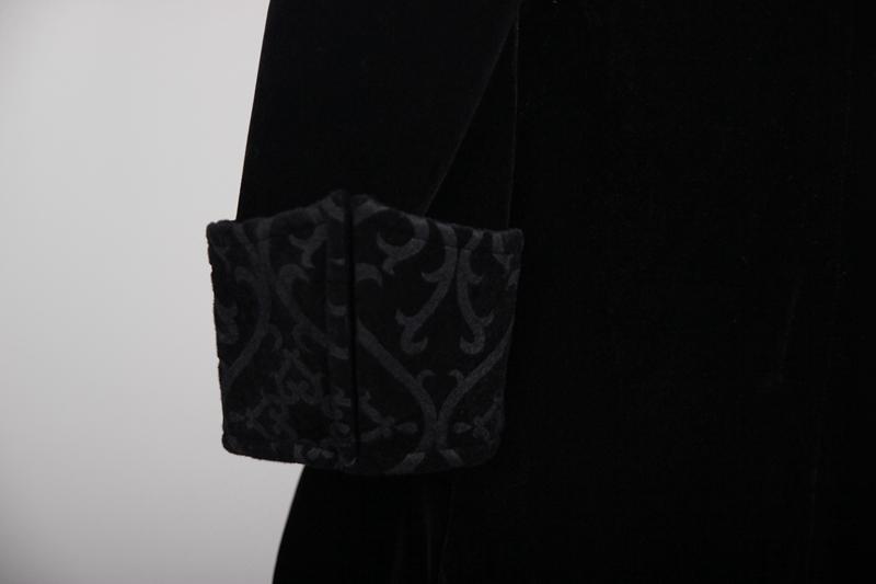 Men's Ruffled Sleeve Vintage Tailcoat