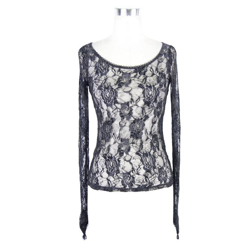 Women's Full Lace Punk T-Shirt