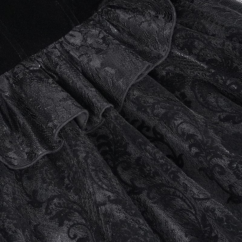 Women's Gothic Ruffled Mesh Lace Jacket