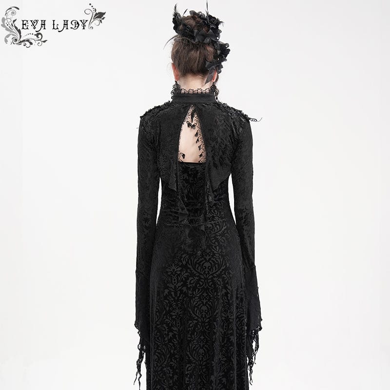 Women's Gothic Lace Tassels Cape