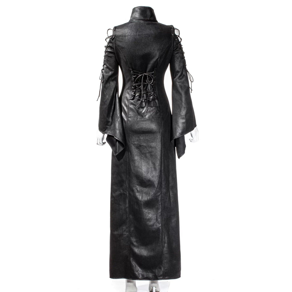 Women's Gothic Strappy Off Shoulder Split Dress